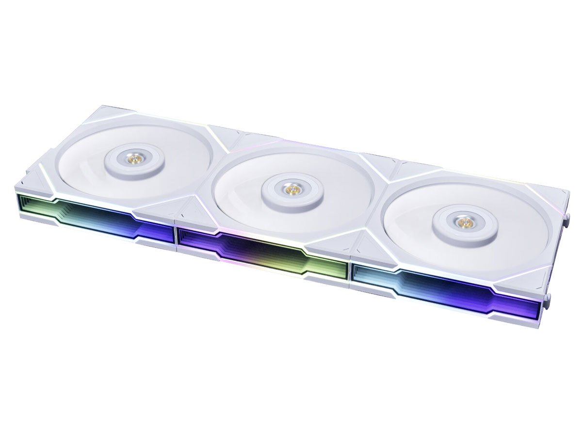 ゆんページ Lian Li UNI FAN TL LCD Reverse Blade Series Fan White 120mm